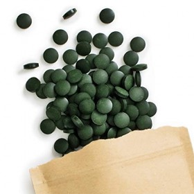 Terra Elements Spiruline bio comprimés 240 à 500 mg I 100% pure I vegan I qualité crue