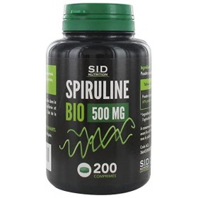 S.I.D Nutrition Spiruline Bio 500 mg 200 Comprimés
