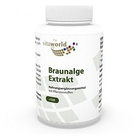 Vita World Extrait dalgue brune 500mg 120 Capsules Made in Germany