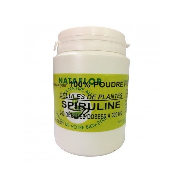 GELULES SPIRULINE 240 gélules dosées à 300 mg