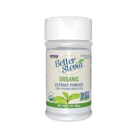 NOW Now Foods Stevia Poudre dextrait blanc, 30 ml