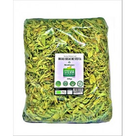 Feuilles de Stévia 100% Naturelles Pures - ECO Biologique Sélectionné Qualité Premium 500 G – Végétarien