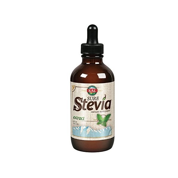 KAL Pure Stevia Liquid Extract 4 oz