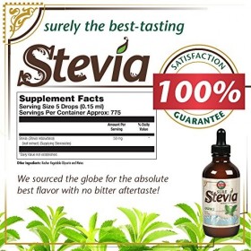 KAL Pure Stevia Liquid Extract 4 oz