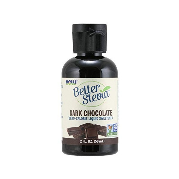 NOW Foods Better Stevia Liquid Sweetener Dark Chocolate -- 2 fl oz by Now Foods