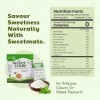 Sweetmate Sachets de stévia – 100 unités 100 portions | 100 % naturel sans sucre | Convient aux diabétiques, édulcorant nat