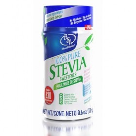 Poudre de stévia 100 % pure, sans édulcorant artificiel, extrait de feuille verte de stévia | zéro calorie et compatible avec