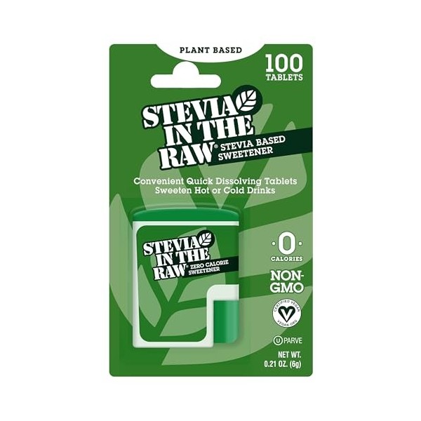 Stevia In The Raw Sweetener, 100 Count Tablets