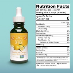 Sweetleaf Lemon Clear Liquid Stevia 1x2 Oz 
