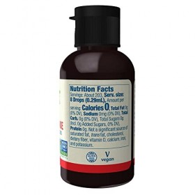 NOW Foods, Better Stevia, Liquid, Peppermint Cookie, Zero-Calorie Liquid Sweetener, Low Glycemic Impact, Certified Non-GMO, 2