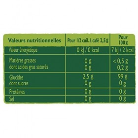 PURE VIA - Lot de 2 Poudre Cristallisée Stevia – Zéro Calorie – 250g Stévia