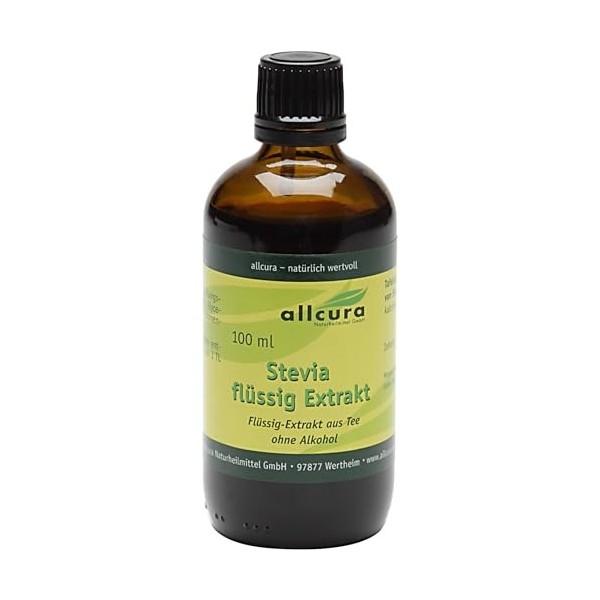 Allcura Stevia flüssig Extrakt, 100 milliliter