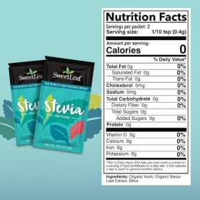 Sweet Leaf Stevia Organic Sweet Leaf Stevia Packets - 70 ct
