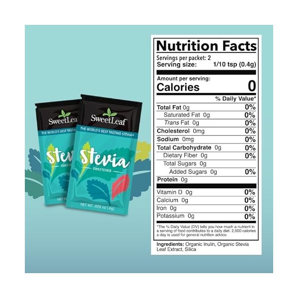 Sweet Leaf Stevia Organic Sweet Leaf Stevia Packets - 70 ct