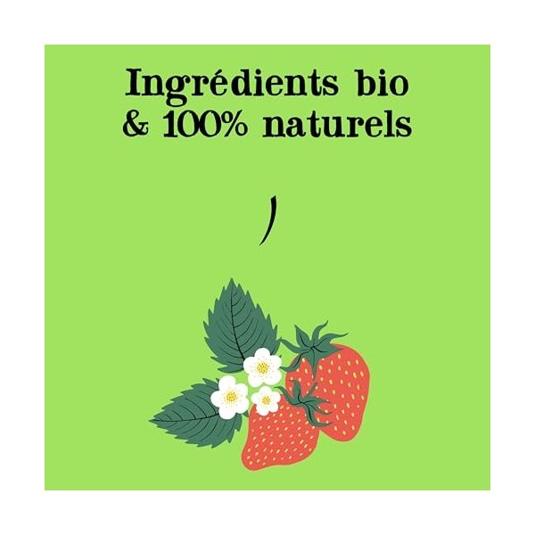 CLIPPER - Thé Vert Bio Fraise - Sumptuous - Issu du Commerce Équitable - 20 sachets de Thé Bio - 1 paquet