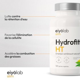 HYDROFIT HT | Detox Minceur Puissant | Draineur Naturel Anti-Cellulite et Rétention d’eau | Complexe de 7 Plantes Diurétiques