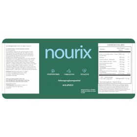 Nourix – Gélules Naturelles à base d’extraits d’algue, d’avocat et de thé vert – Formule végétale premium – 60 gélules. 1 Th...