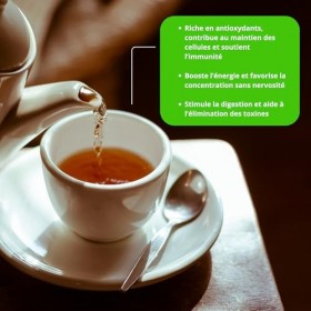 Thé Vert bio Sencha Nature Chine - 200g 80 tasses - Thé en vrac 100% agriculture biologique - Mes-Thés Thé vert