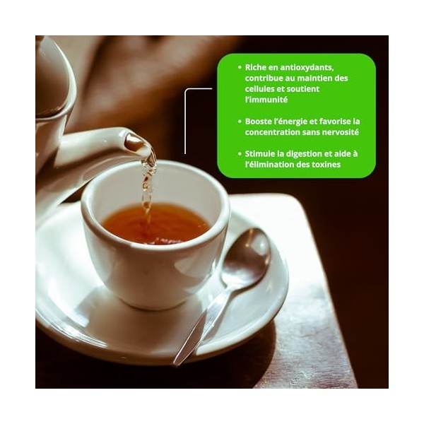 Thé Vert bio Sencha Nature Chine - 200g 80 tasses - Thé en vrac 100% agriculture biologique - Mes-Thés Thé vert