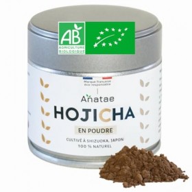 Anatae Marque française - Thé Hojicha bio japonais - 100% poudre de thé vert hojicha bio pour hojicha traditionnel, hojicha l