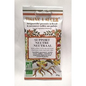 Bio Pastilles Tisane à Sucer Support Neutre pour Huiles Essentielles Bio - 15g - 25 pastilles