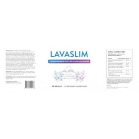 Lavaslim, Complément alimentaire naturel à base de cétone de framboise et de thé vert, 450 mg