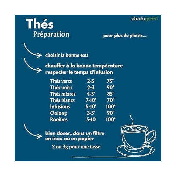 Thé Vert Japan Lime – Comptoir Français du Thé – Infusion Fraîche et Désaltérante en Vrac 80g – Saveur Citronnée & Végétale, 