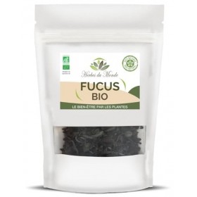 Herbes du Monde - Tisane Fucus Vésiculeux Bio | Coupe-Faim Naturel | Minceur & Détox - Riche en Iode - 80g | Origine France -