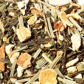 Thé Vert bio Citron - 100g 40 tasses - Thé en vrac 100% agriculture biologique - Mes-Thés Thé vert