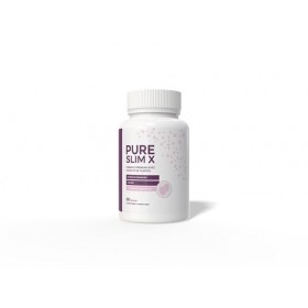 Pure Slim X – Gélules à base d’extraits de plantes : framboise, thé vert & caféine naturelle, 60 gélules, complément alimenta