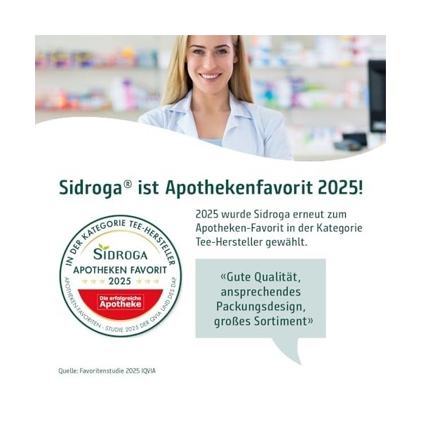 Sidroga Löwenzahn-Fettverdauungstee für den Gallenfluss, 20 pc Sac filtrant