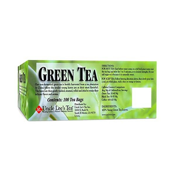 Uncle Lees Legends Of China Green Tea 1x100 Tea Bags 