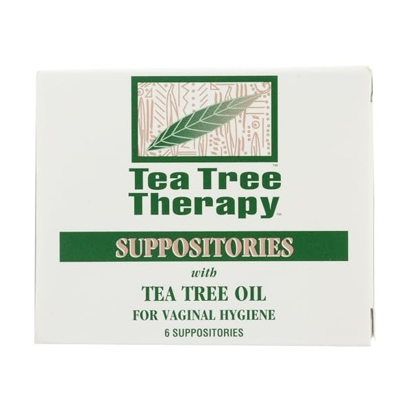 Tea Tree Therapy - Suppositories With Oil , 2 G Lot De 6 Thé vert