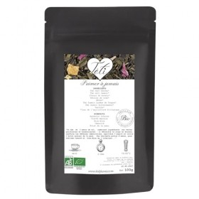 Thé Vert Jasmin Rose - Premium bio - Haute qualité - Vrac 100g - Bien-être, immunité, harmonie - Idée cadeau - Saimer à jama ...