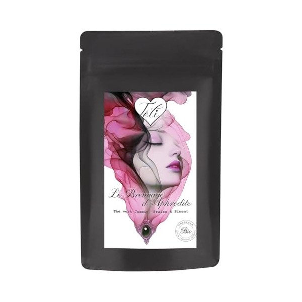 Thé Vert Jasmin Rose - Premium bio - Haute qualité - Vrac 100g - Bien-être, immunité, harmonie - Idée cadeau - Saimer à jama ...