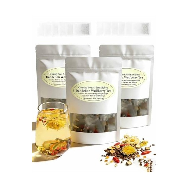 Tisane Detox Circulatoire Baumelis – 7 Extraits De Plantes Première Qualité Aidez Votre Corps à Retrouver Clarté, 12 PCS Emba...