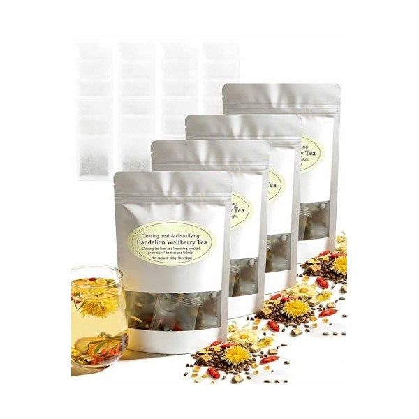 Tisane Detox Circulatoire Baumelis – 7 Extraits De Plantes Première Qualité Aidez Votre Corps à Retrouver Clarté, 12 PCS Emba...