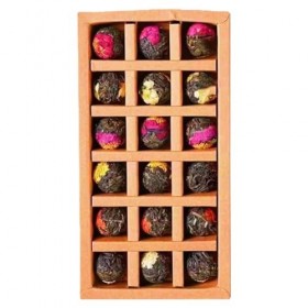 Thé Aux Fleurs, Ensemble De 6 Saveurs, 18 Pièces, Boules De Thé Santé, Produit De Brassage, Plaisir Du Yoga, Pour Les Fêtes, 