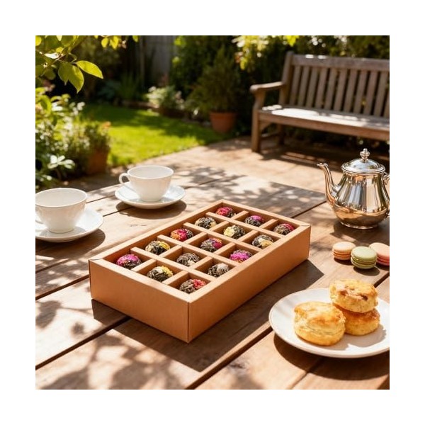 Thé Aux Fleurs, Ensemble De 6 Saveurs, 18 Pièces, Boules De Thé Santé, Produit De Brassage, Plaisir Du Yoga, Pour Les Fêtes, 