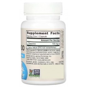 Jarrow Formulas - Théanine 100mg | Relaxation et soulagement du stress - 60 gélules végétariennes