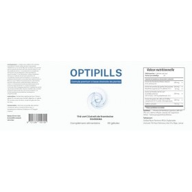 Optipills – Formule végétale à dosage élevé 450 mg avec extraits naturels de plantes – 60 capsules