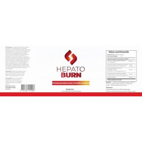 Hepato Burn – Association botanique naturelle pour le quotidien, 60 capsules – 450 mg