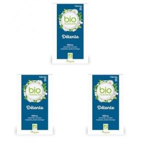 Nutrisanté Infusion bio détente 20 sachets Lot de 3 Thé vert