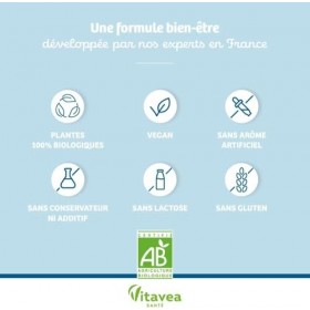 Nutrisanté Infusion bio détente 20 sachets Lot de 3 Thé vert