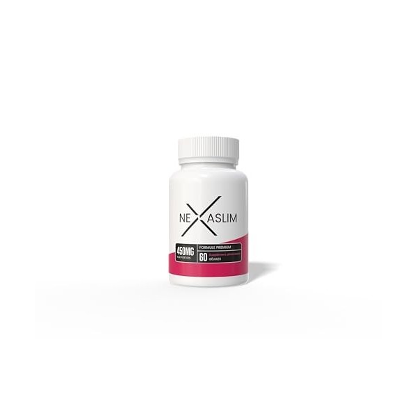 Nexaslim – Complément alimentaire | Framboise, thé vert & café vert – 60 gélules – 450 mg – Formule naturelle