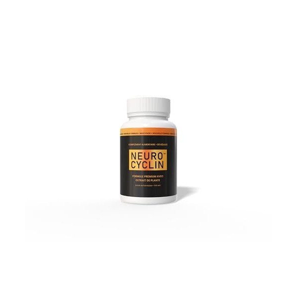 Neurocyclin | Complément alimentaire – Extrait de framboise & thé vert – 60 gélules – 450 mg – Ingrédients naturels