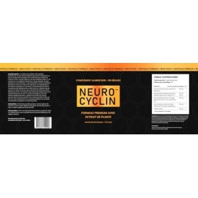 Neurocyclin | Complément alimentaire – Extrait de framboise & thé vert – 60 gélules – 450 mg – Ingrédients naturels