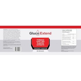Gluco Extend : Complément alimentaire – Framboise & Thé vert – 60 gélules – 450 mg – Formule végétale