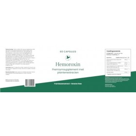 Hemoroxin – Extrait de framboise et de thé vert, complément alimentaire, 450 mg