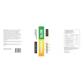 Ananaslim Extrait végétal Capsules de Framboise et Thé Vert 60 Capsules Complément alimentaire